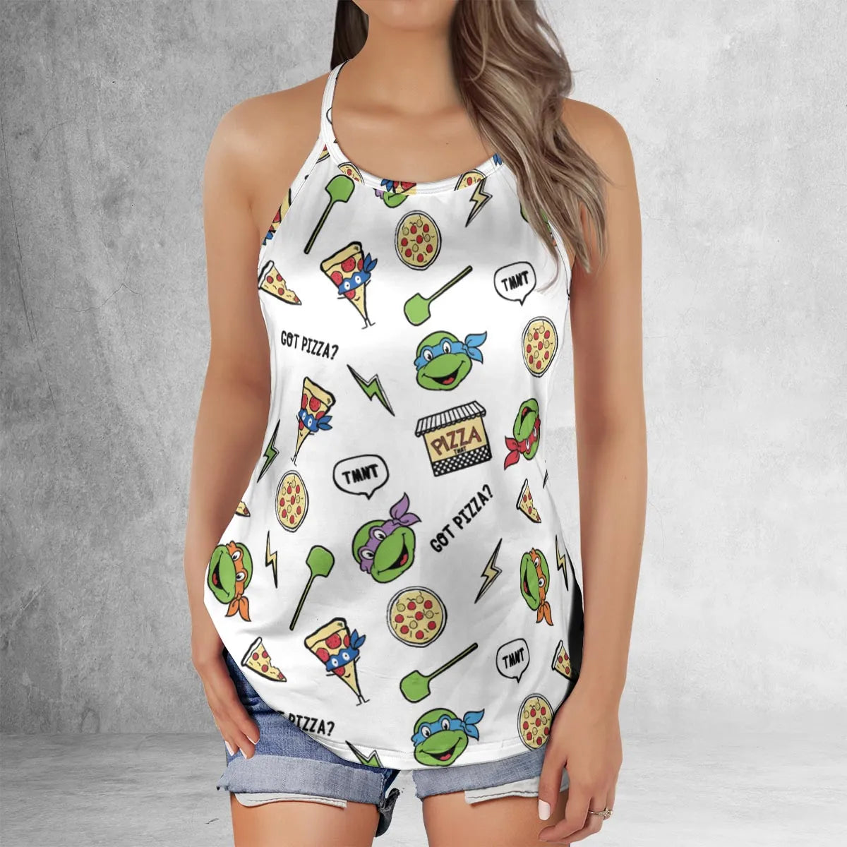 Criss Cross Tank Top - NZQDSPKZ