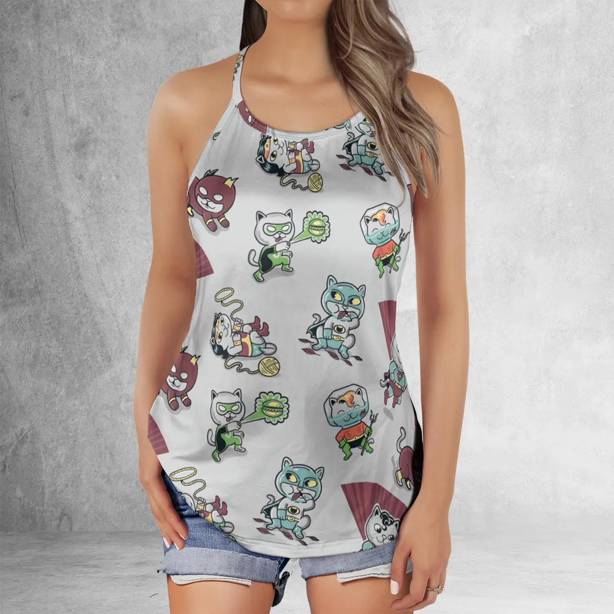 Criss Cross Tank Top - PCUPQQWT