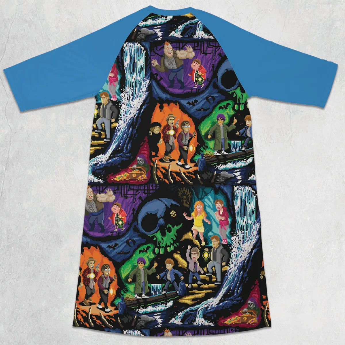 3/4 Sleeve Raglan Dress - VJD82ESK