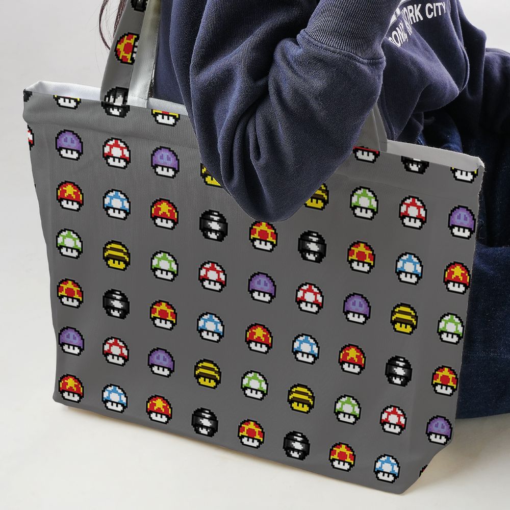 Retro Pixels Mushroom Pattern -  - 2