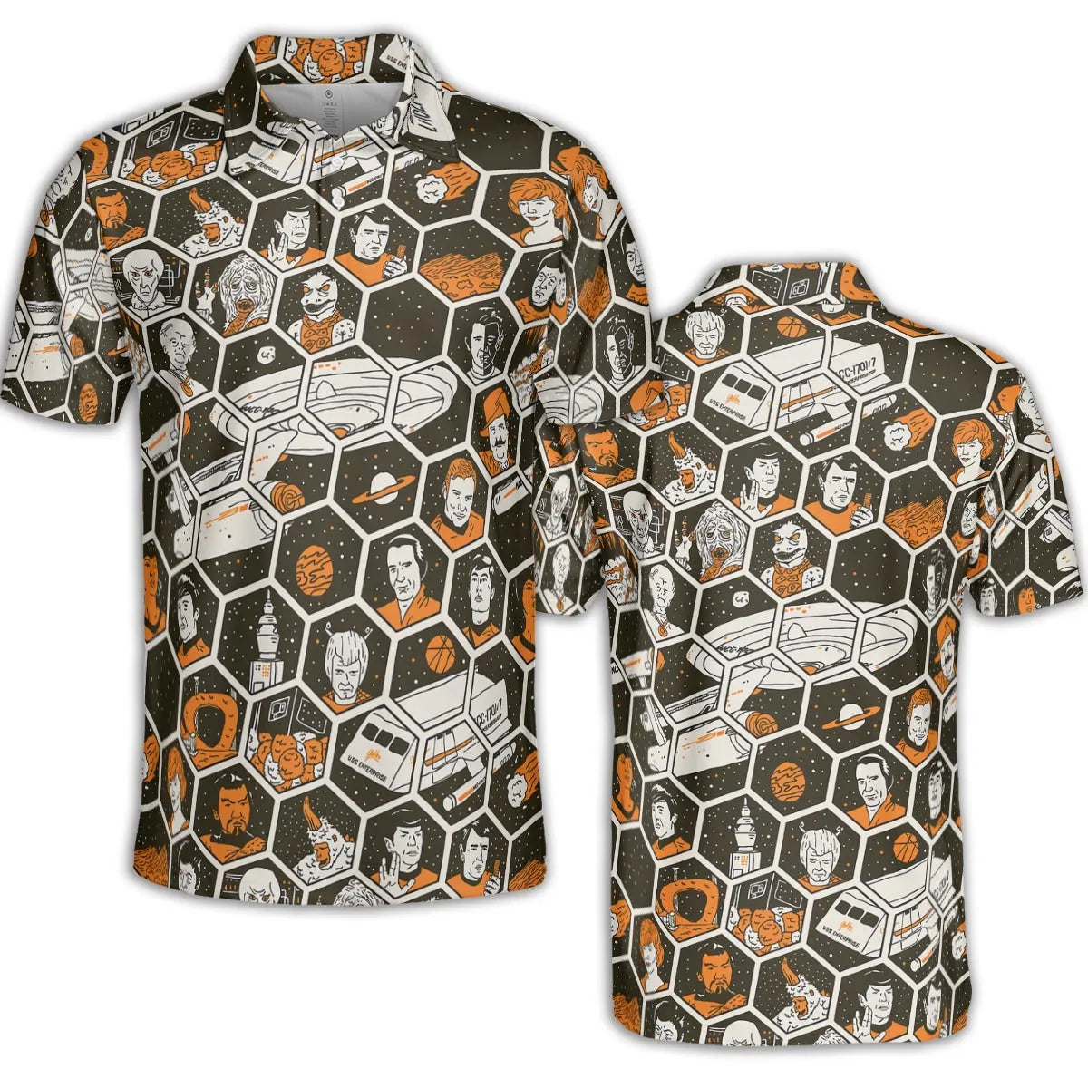 AOP Men/Women Polo Shirt - 13W432MW