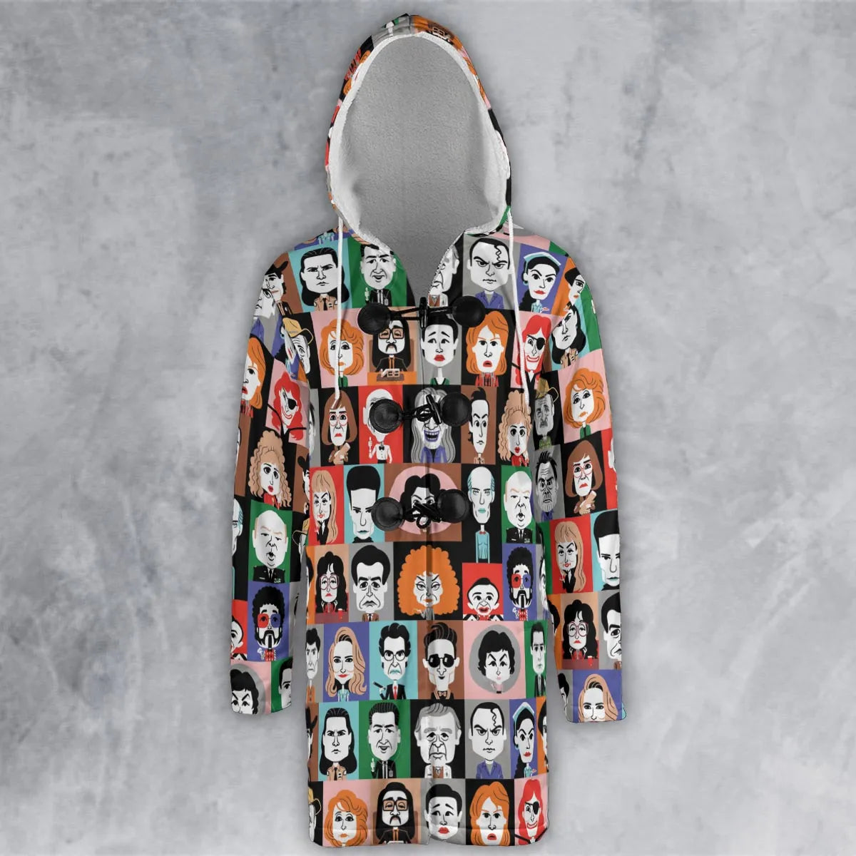 Hooded Cloak Coat - UCALCGY9