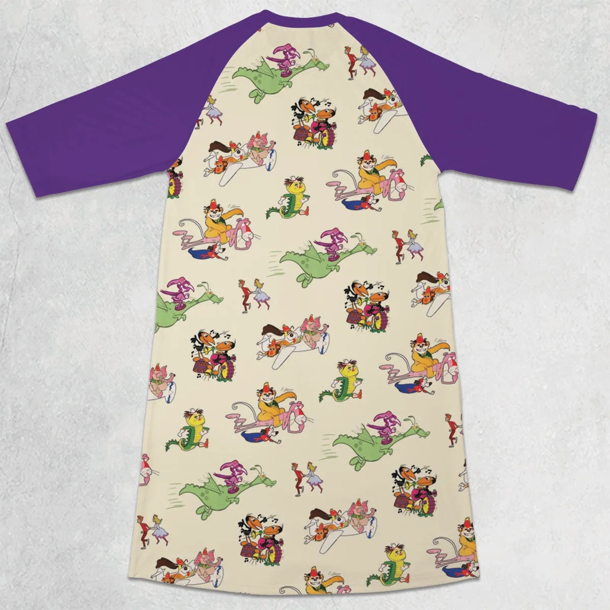 3/4 Sleeve Raglan Dress - QVM3BYPW