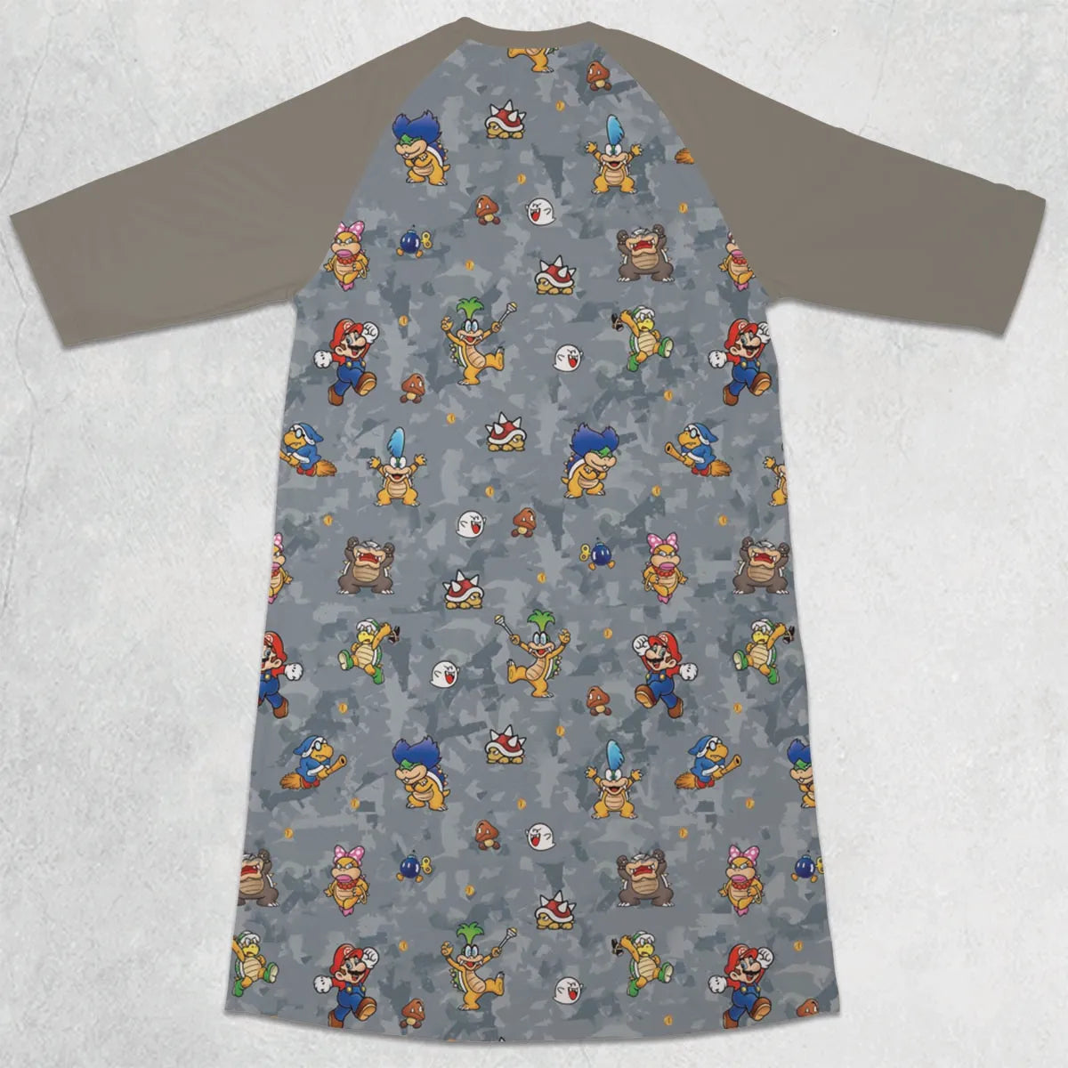 3/4 Sleeve Raglan Dress - MZTYTY1Y