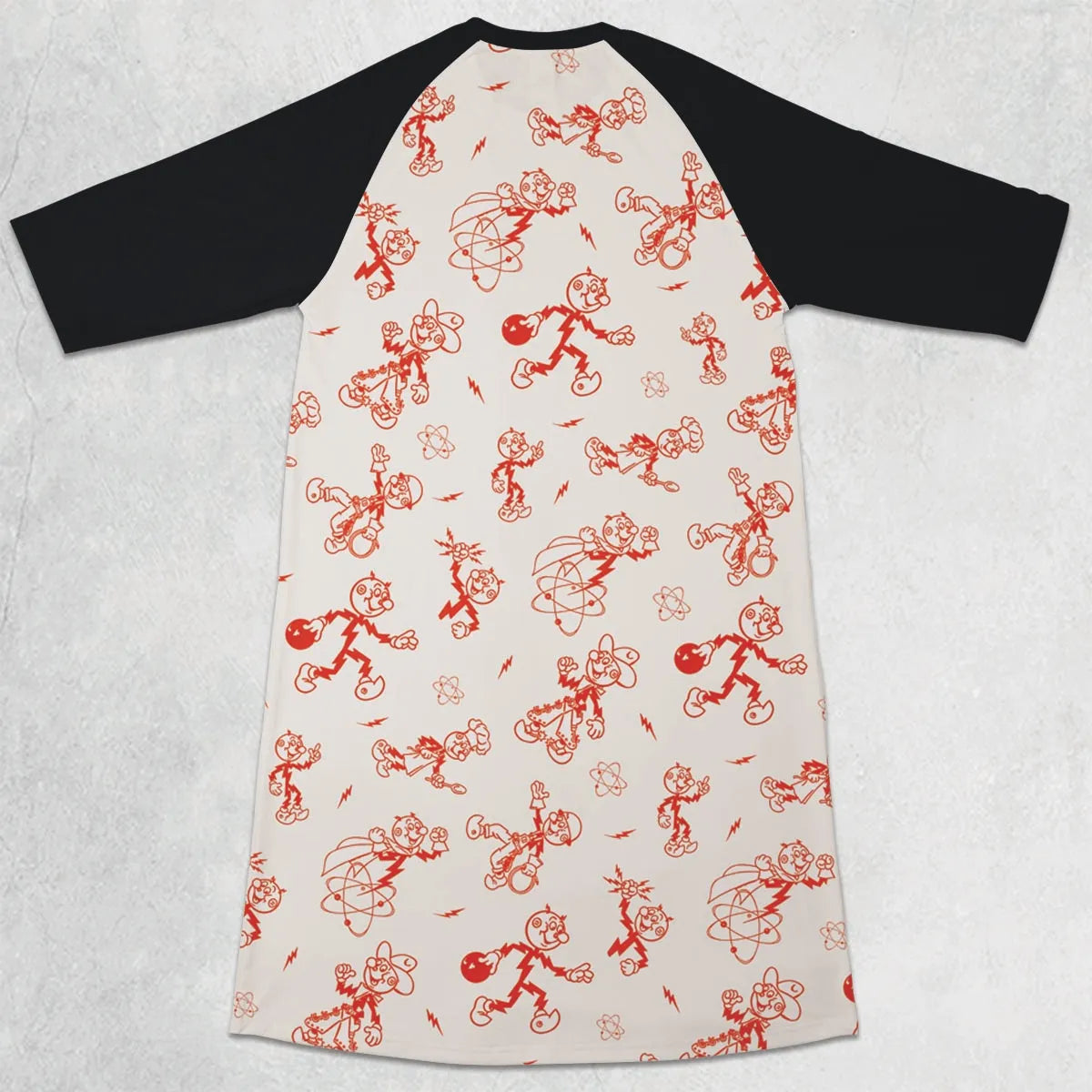 3/4 Sleeve Raglan Dress - U59CA1SD