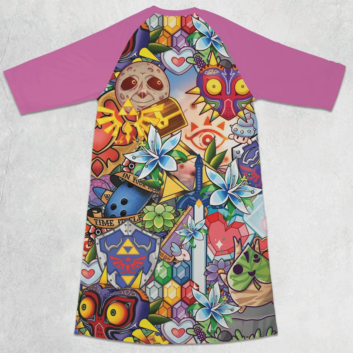 3/4 Sleeve Raglan Dress - LCWPFC3C