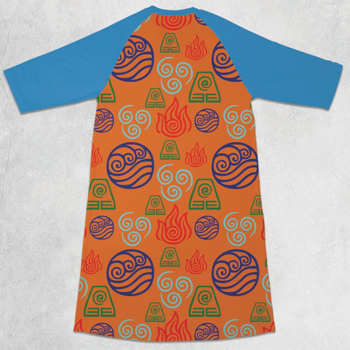 3/4 Sleeve Raglan Dress - FX8VR2Q2