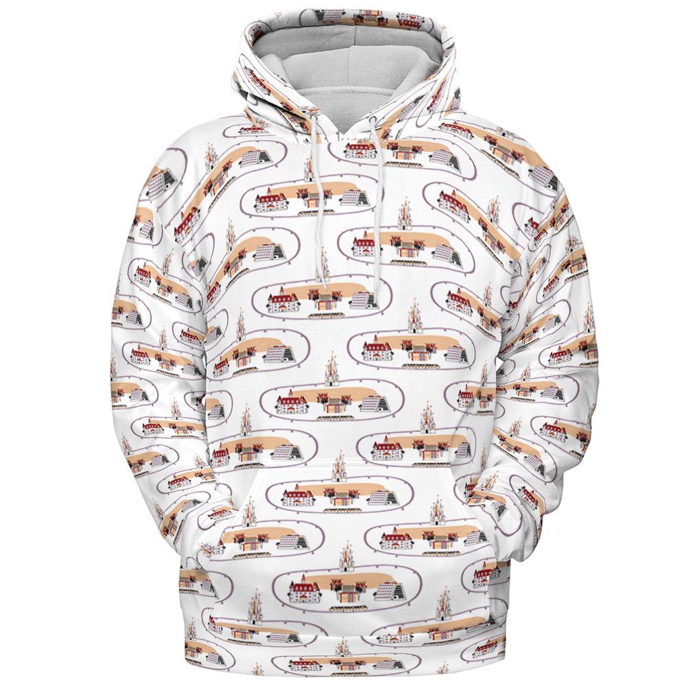 All-over Print Hoodie - XJQ9UVKU -  - 2