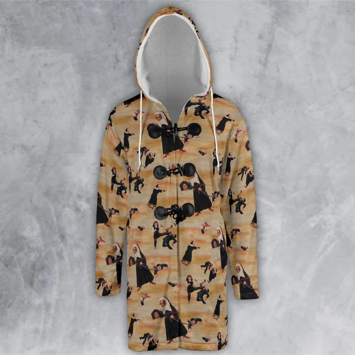 Hooded Cloak Coat - 2QWH3CU3