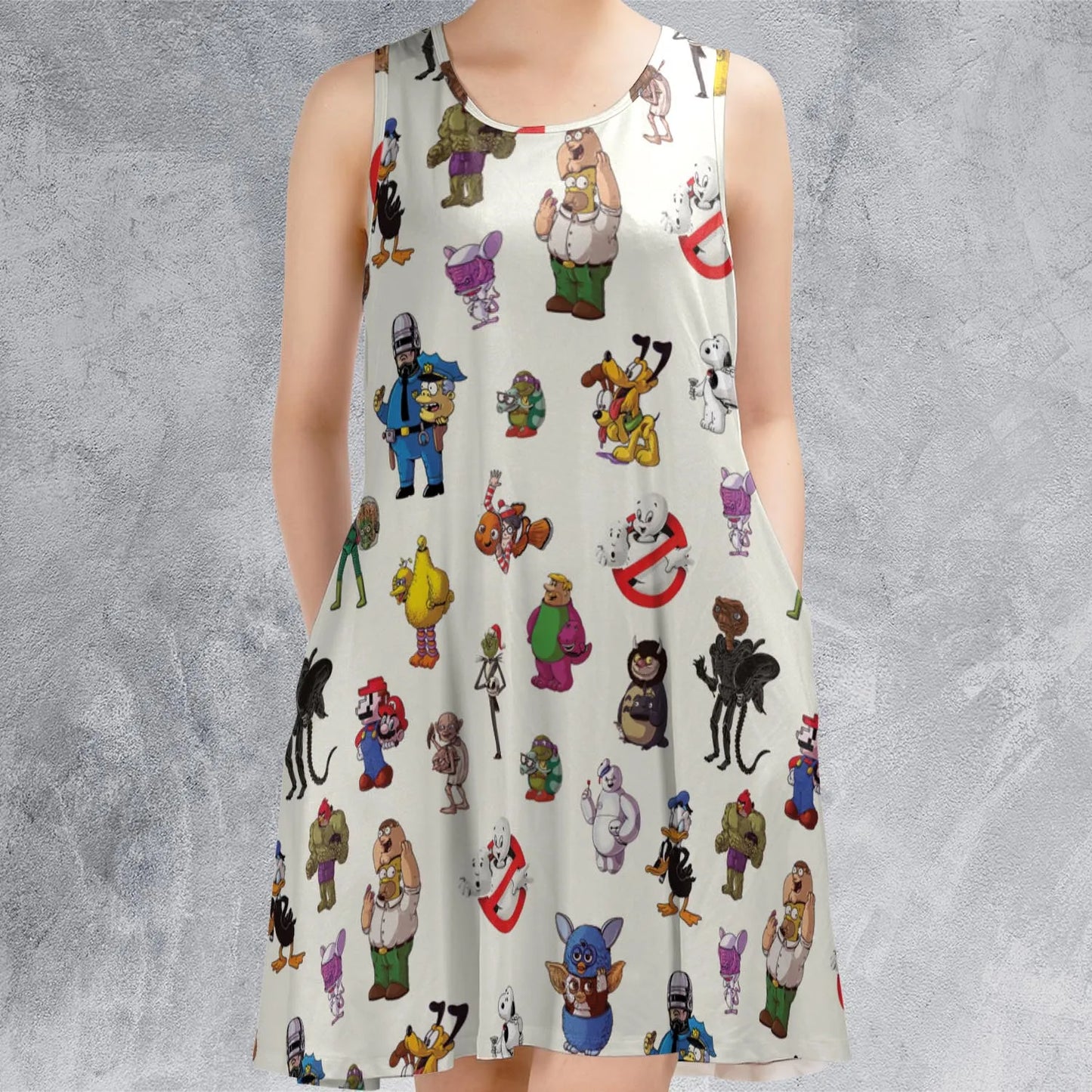 Sleeveless Dress - A7P8BUB5