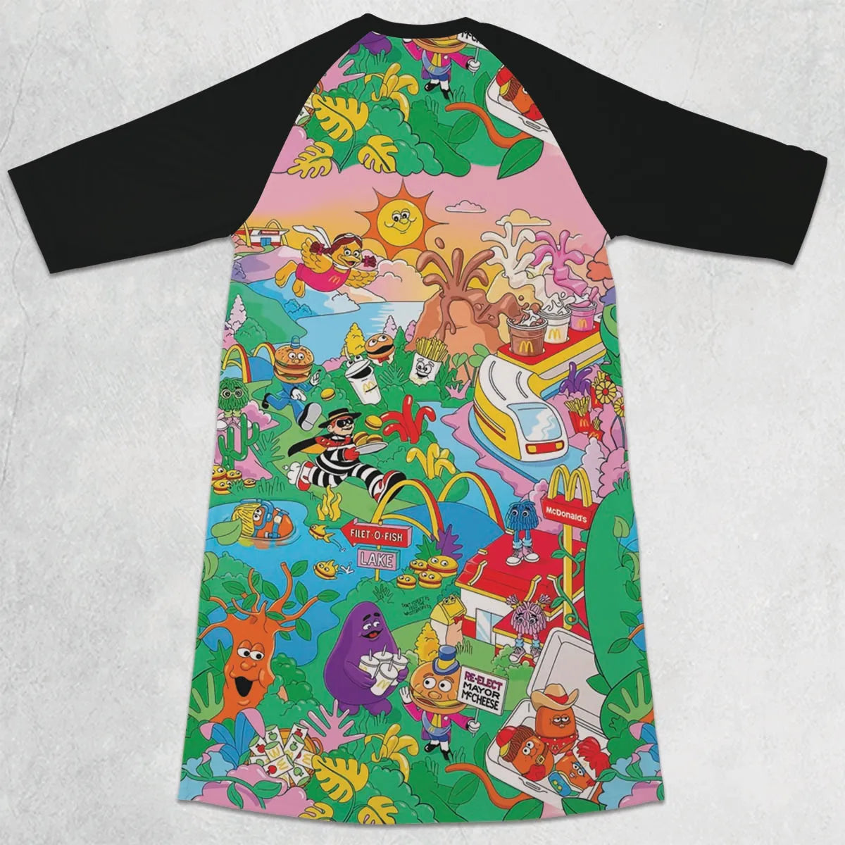 3/4 Sleeve Raglan Dress - EPPWLGEZ