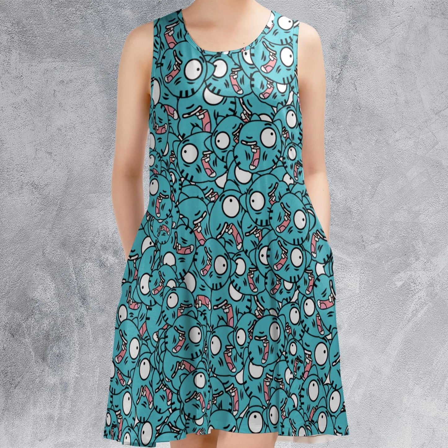 Sleeveless Dress - WEYN7UAV