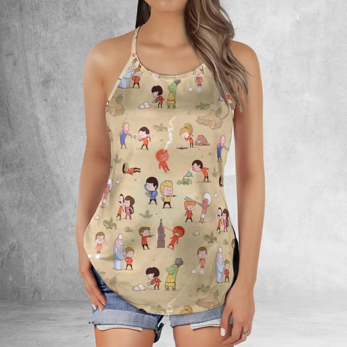 Criss Cross Tank Top - 2SZWB6YG