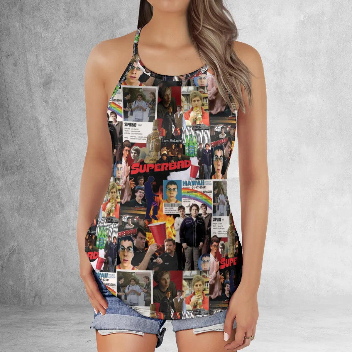 Criss Cross Tank Top - N7222TNT