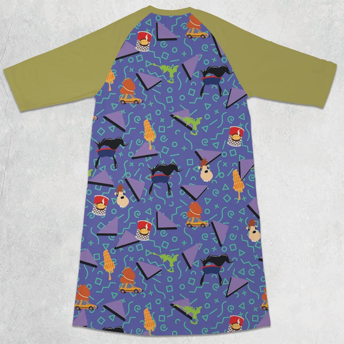 3/4 Sleeve Raglan Dress - S41SBNNZ