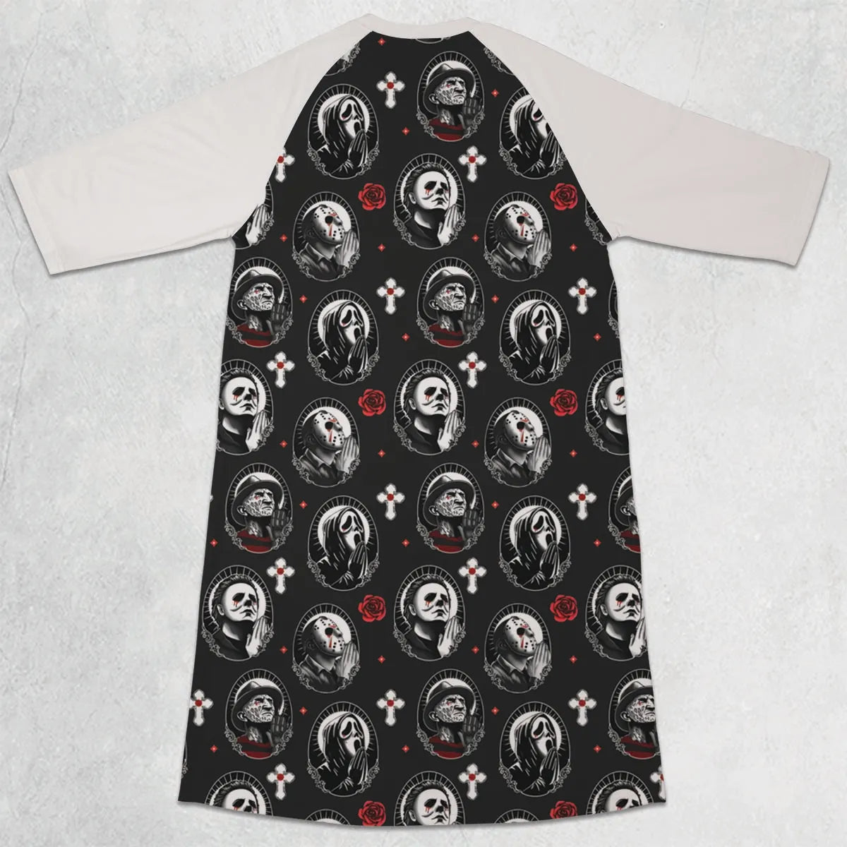 3/4 Sleeve Raglan Dress - U4EH8SPE