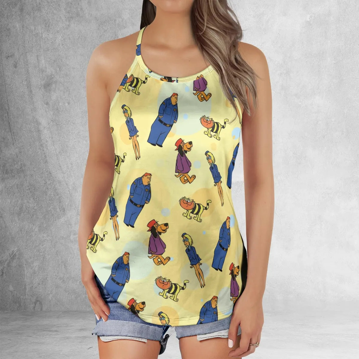 Criss Cross Tank Top - 3DW9EYCZ