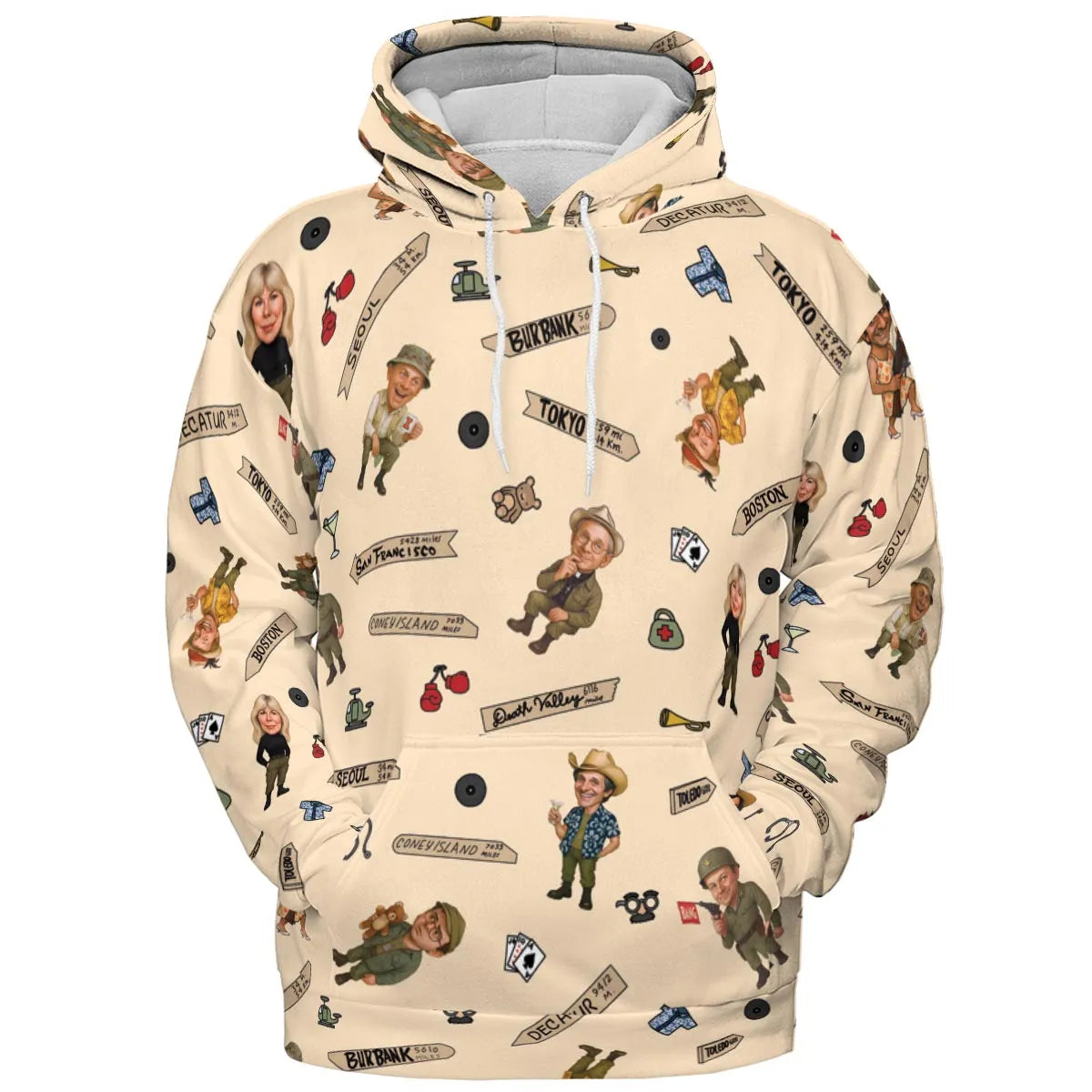 All-over Print Hoodie - ZLBCFENP
