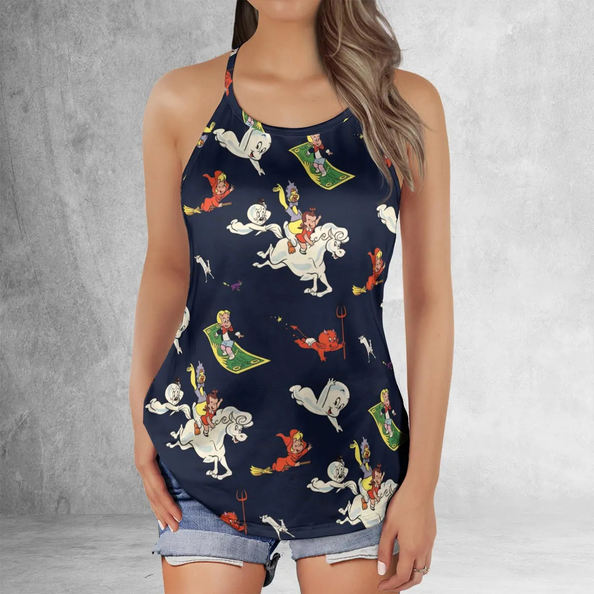 Criss Cross Tank Top - HQP8EKDV