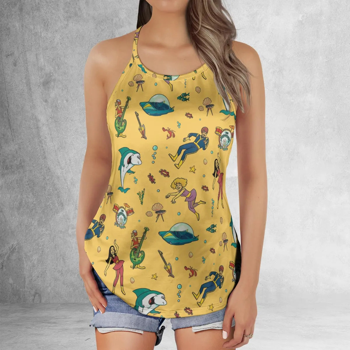 Criss Cross Tank Top - V3EYLAU6