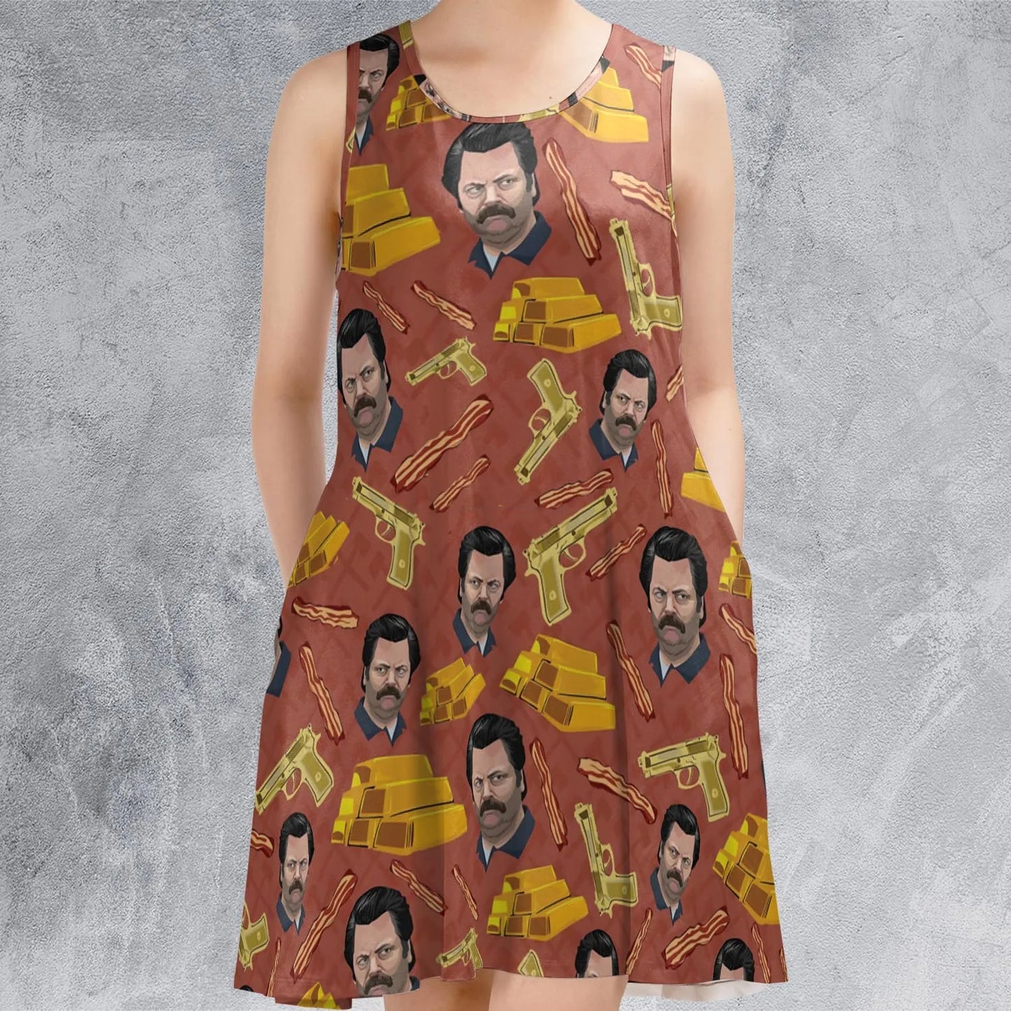 Sleeveless Dress - W945HK1U