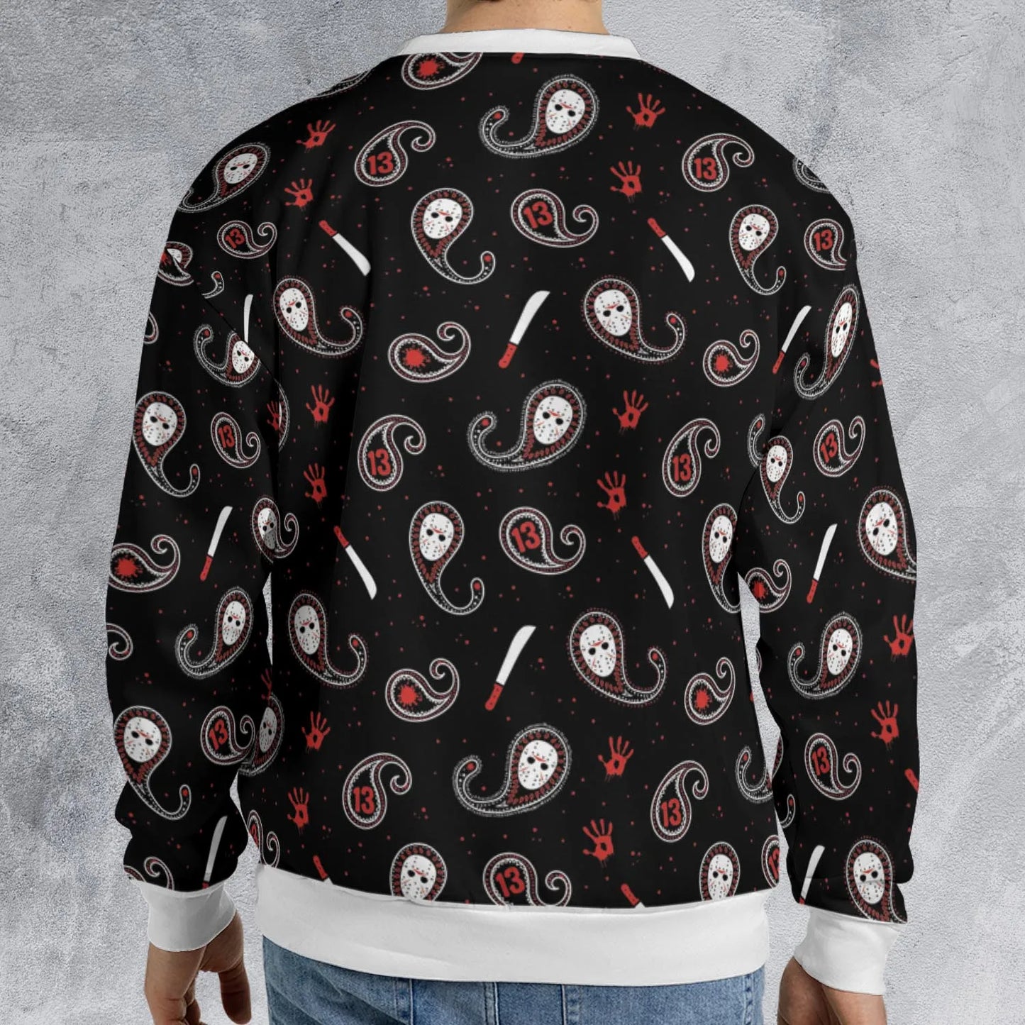 All-over Print Sweatshirt - HHMZNWDH