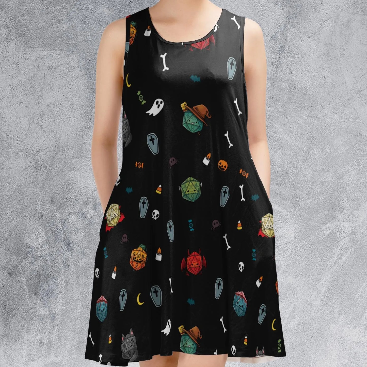 Sleeveless Dress - DQZYLGKN