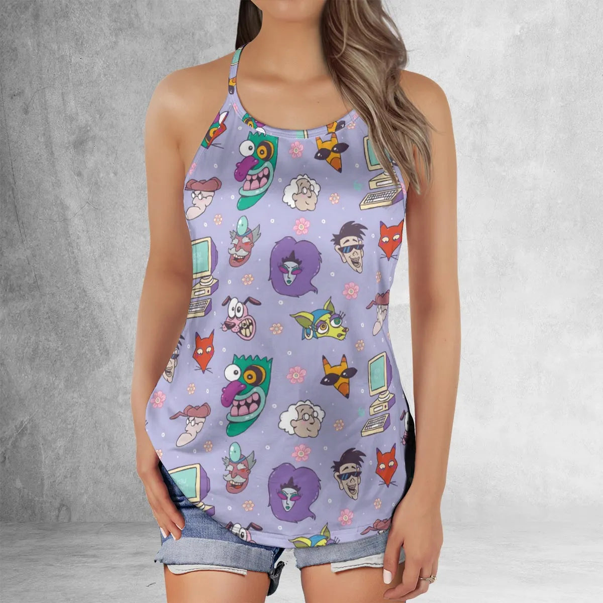 Criss Cross Tank Top - JJ7YMSWP