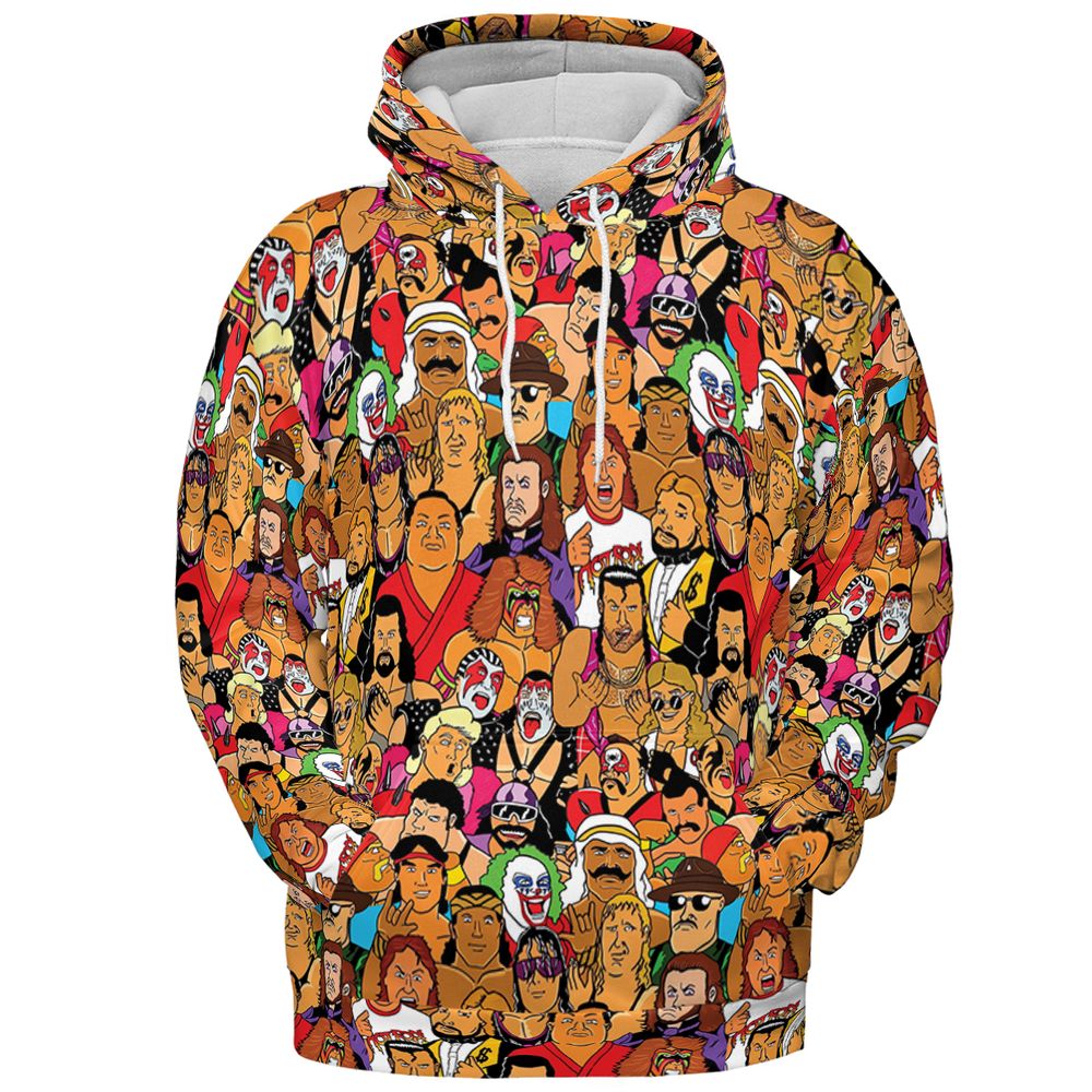 All-over Print Hoodie - 3STHQ3TK -  - 2