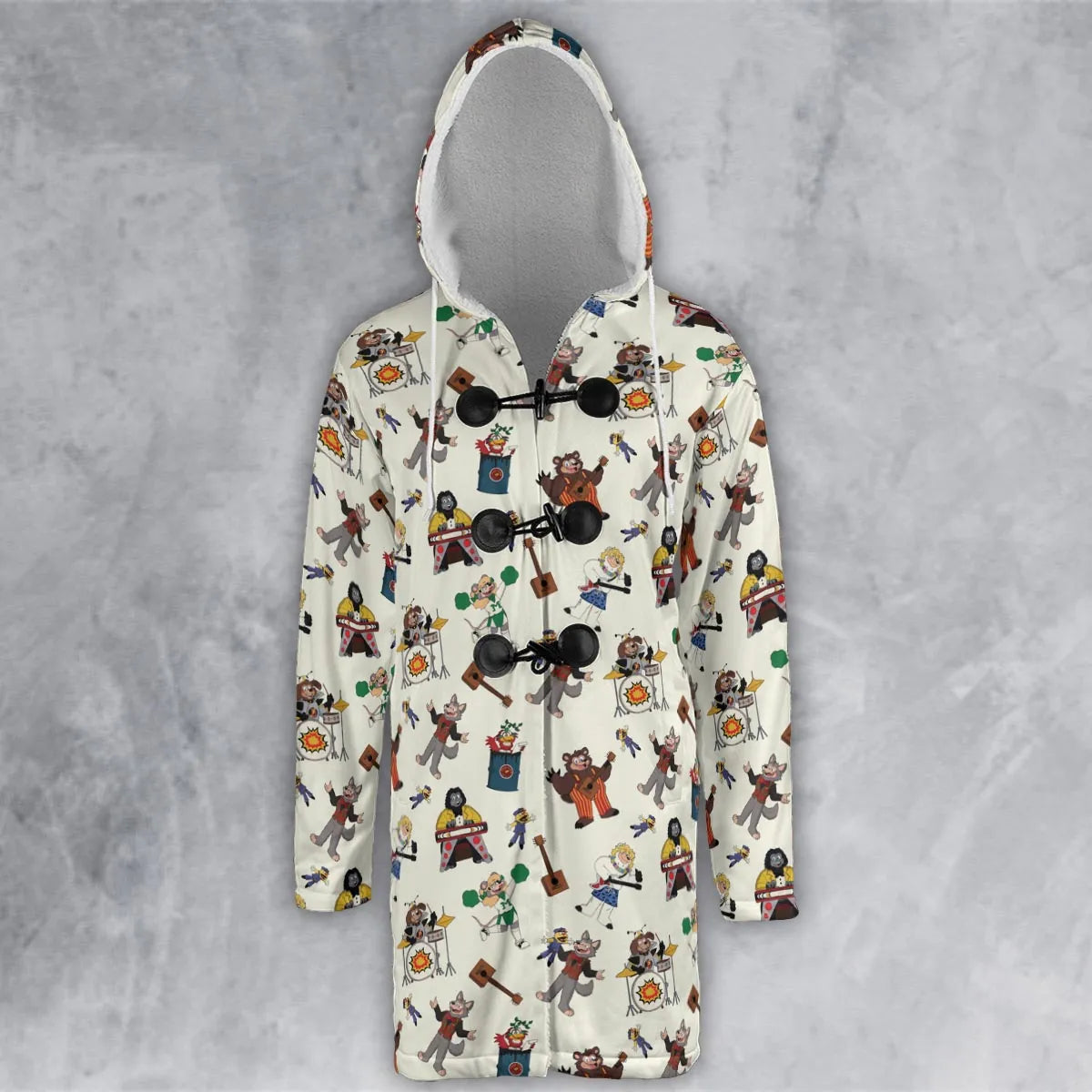 Hooded Cloak Coat - 574DG1JN