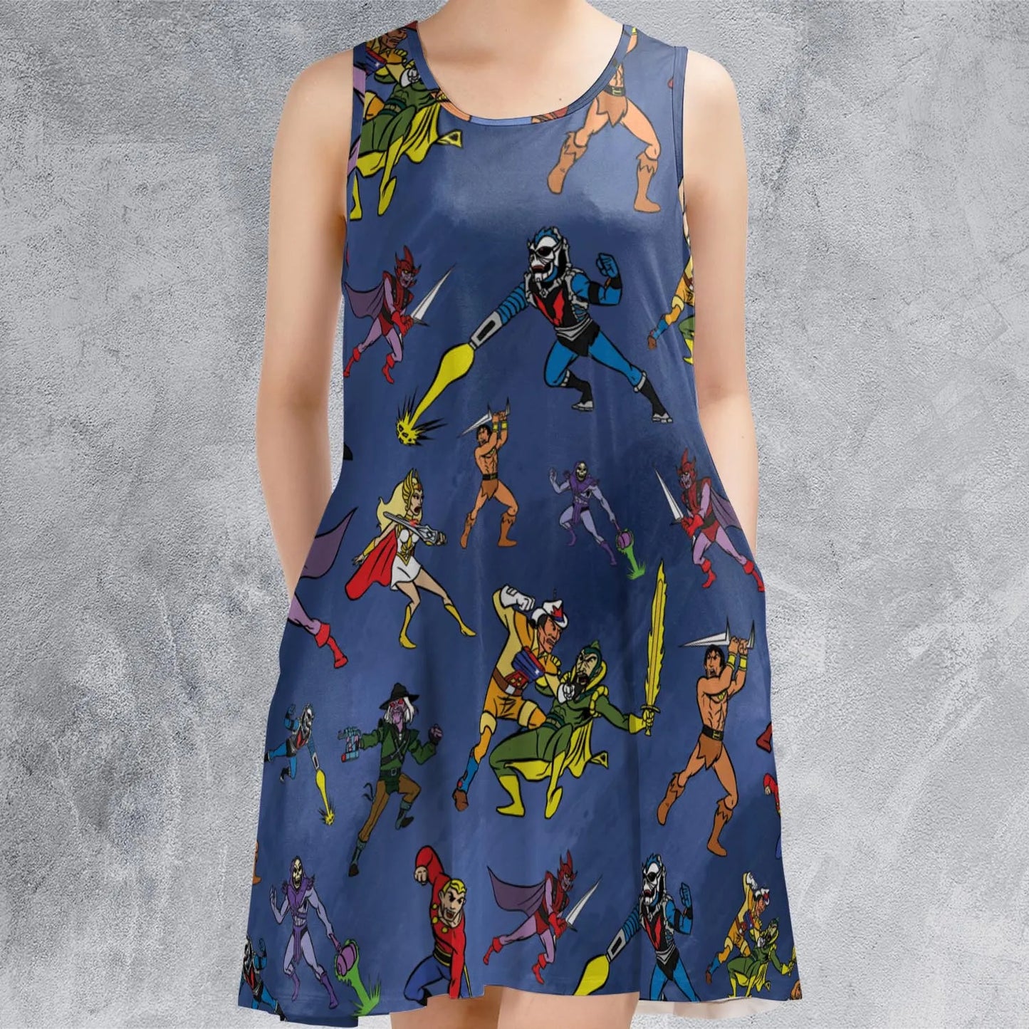 Sleeveless Dress - 7EY5XEB9