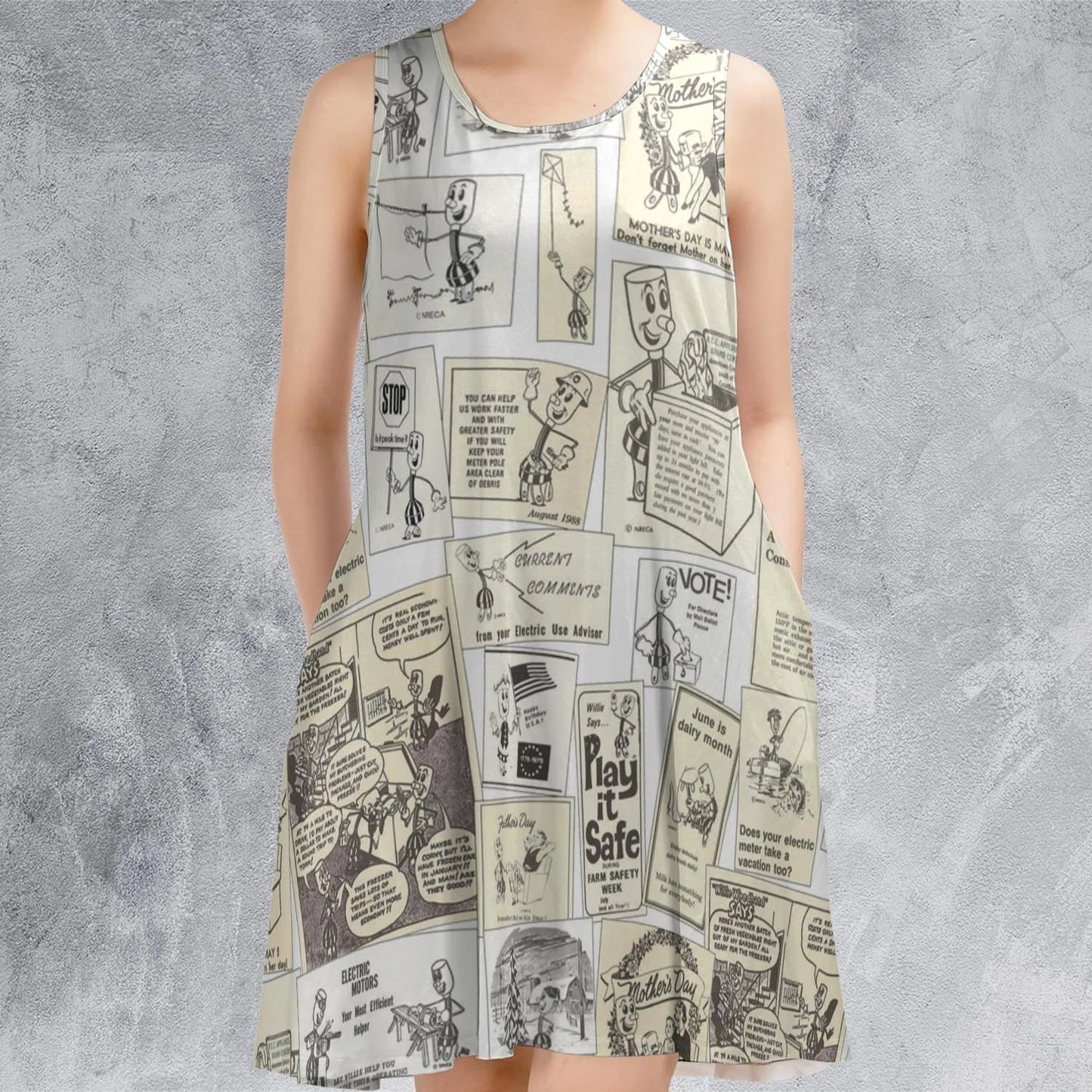 Sleeveless Dress - 44W125EP