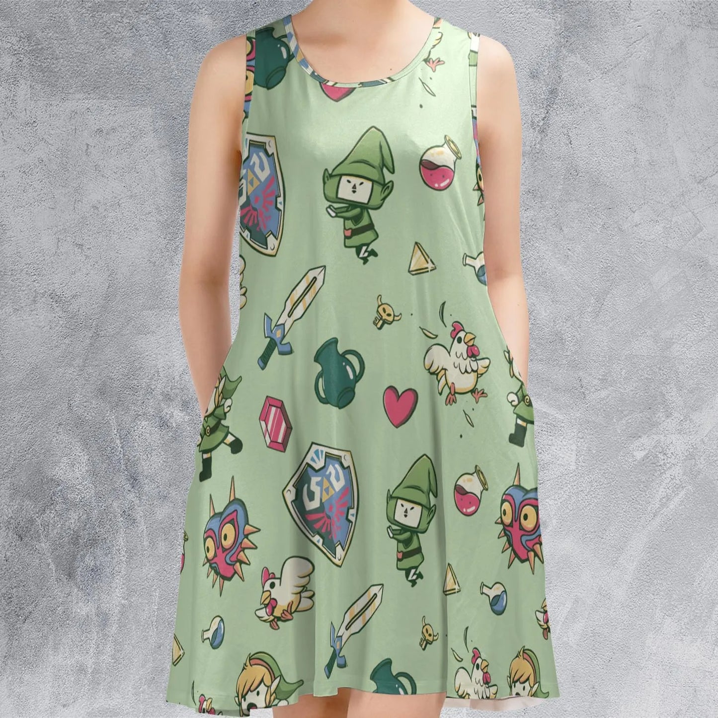 Sleeveless Dress - Y678QMZR