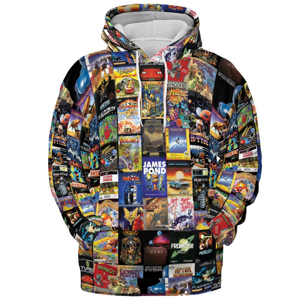 All-over Print Hoodie - A3ZHSXAC -  - 2