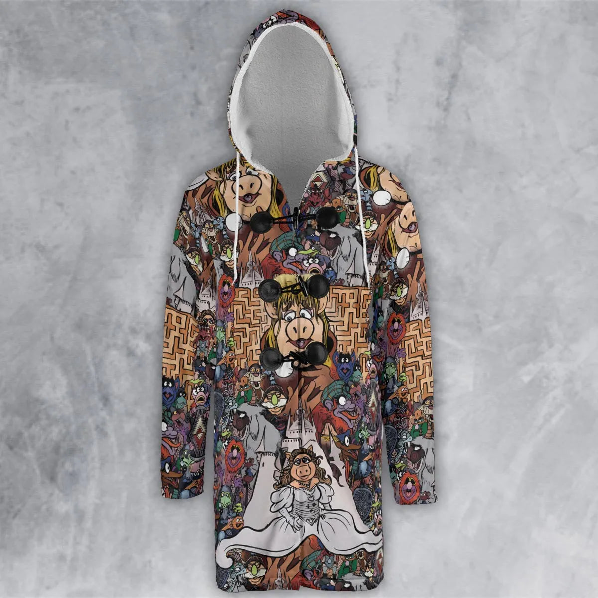 Hooded Cloak Coat - 6LYUAL91