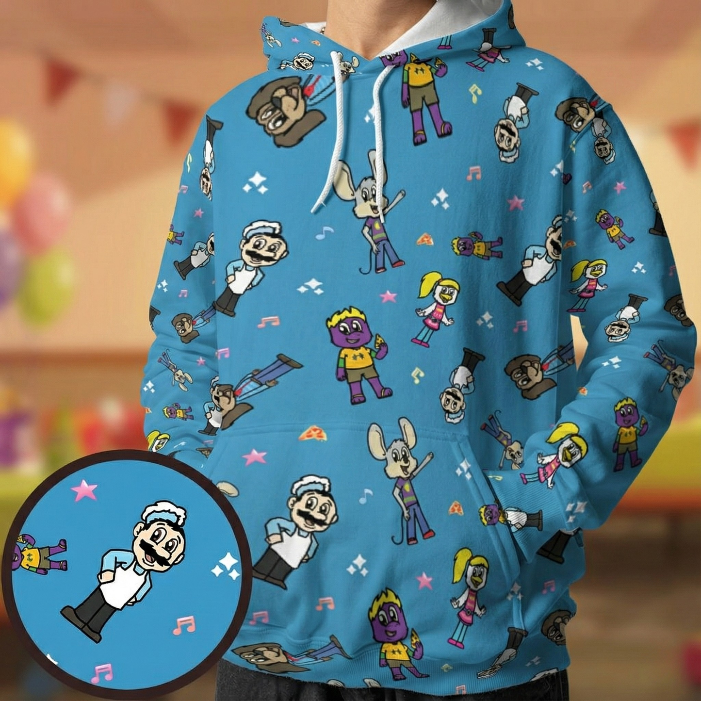 All-over Print Hoodie - CFA37TY3