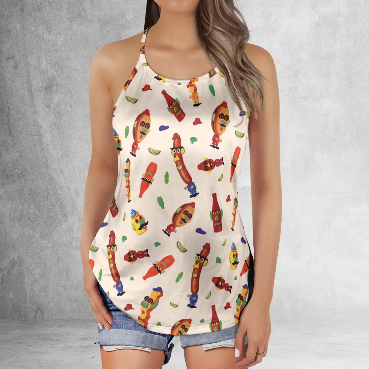 Criss Cross Tank Top - WTP6LTZ3