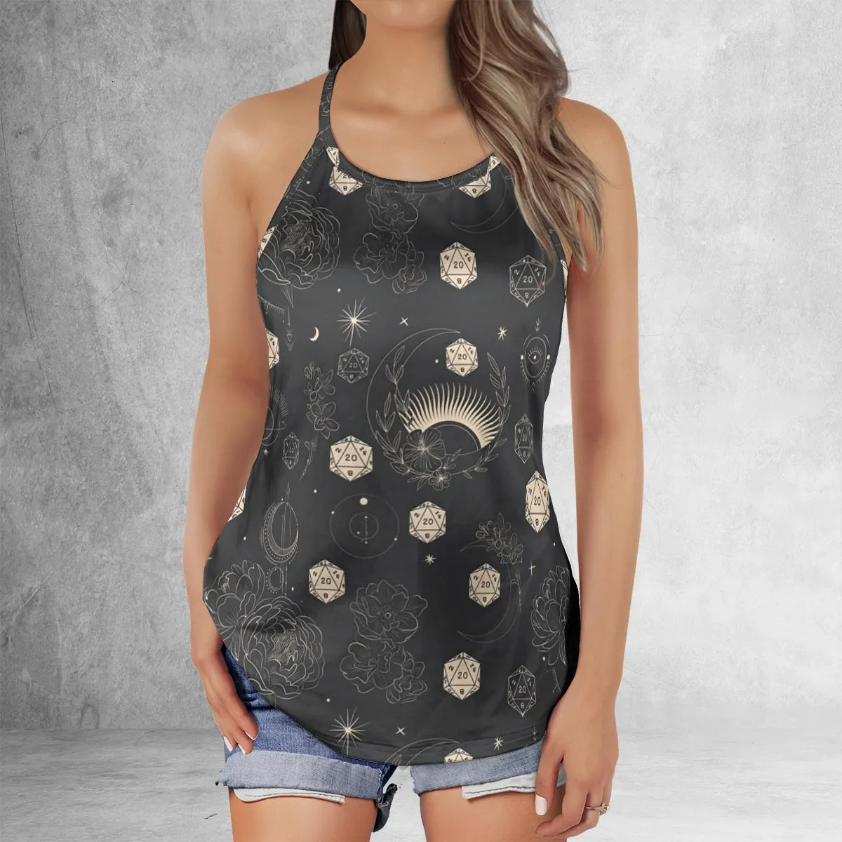 Criss Cross Tank Top - KE6V8LRP