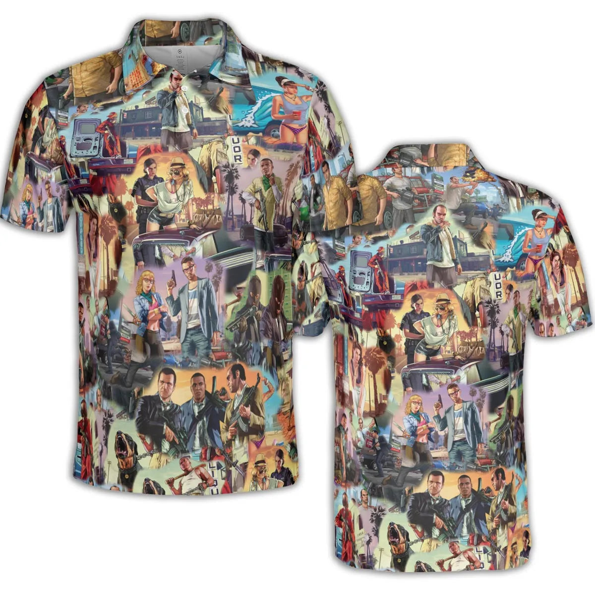 AOP Men/Women Polo Shirt - VVZVCABM