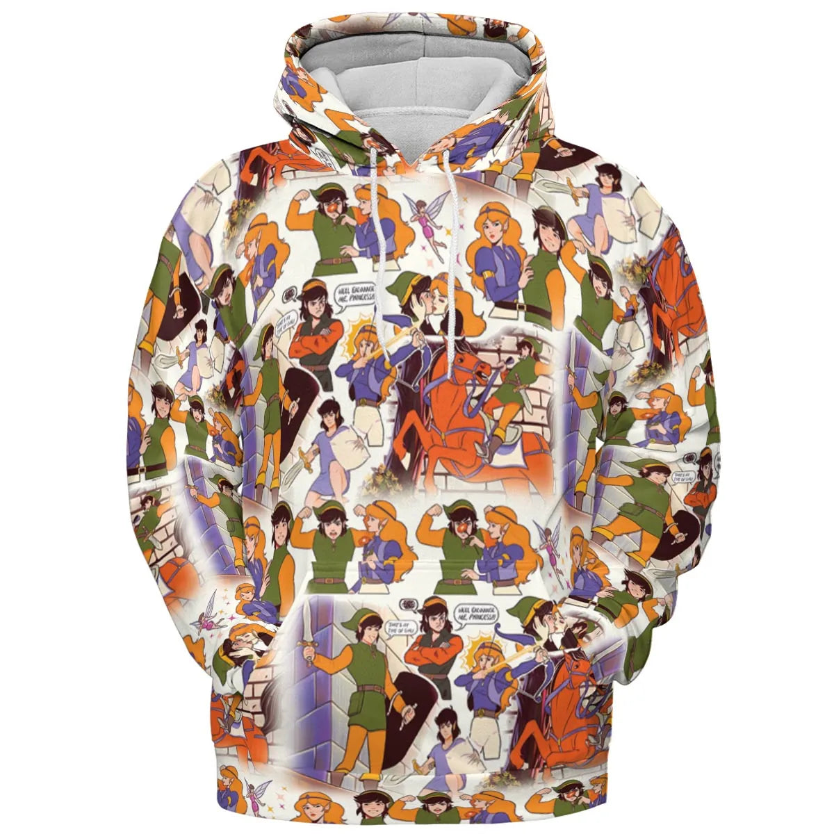 All-over Print Hoodie - M6G95M5Y