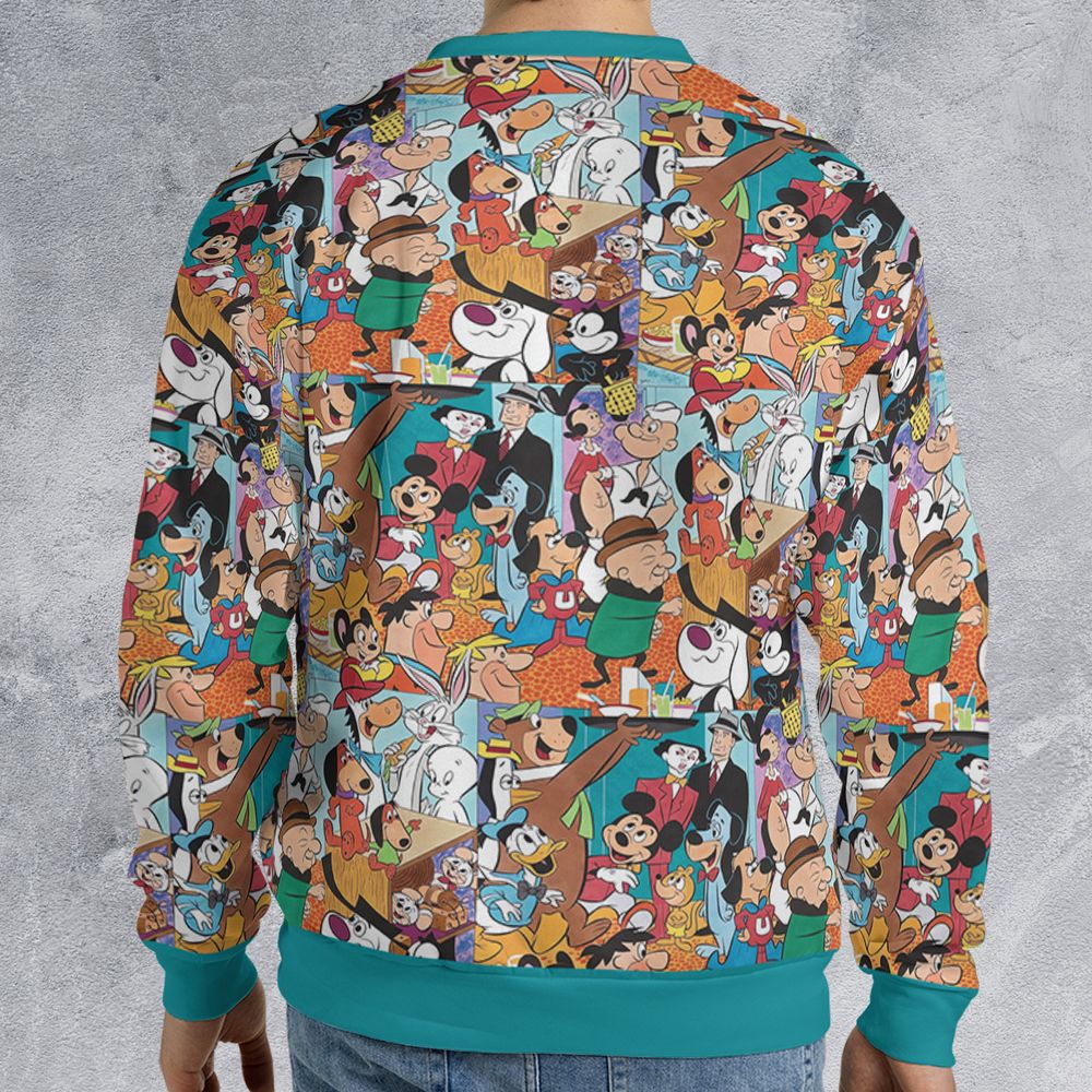 All-over Print Sweatshirt - FSMWAETB -  - 2
