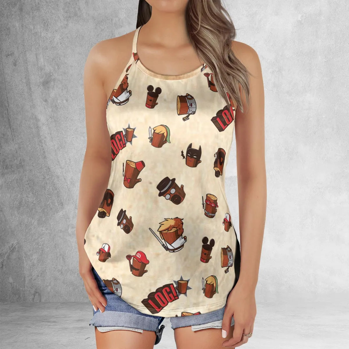 Criss Cross Tank Top - GY5DFVV4