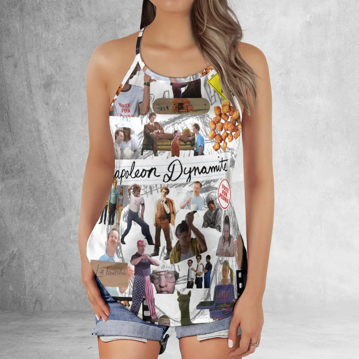 Criss Cross Tank Top - C3UUUPH6