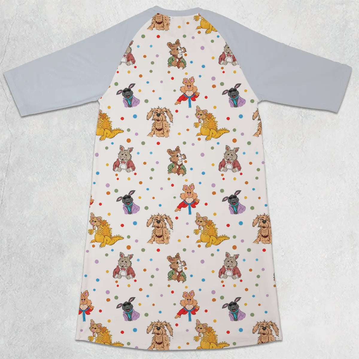 3/4 Sleeve Raglan Dress - QMZE4DQU