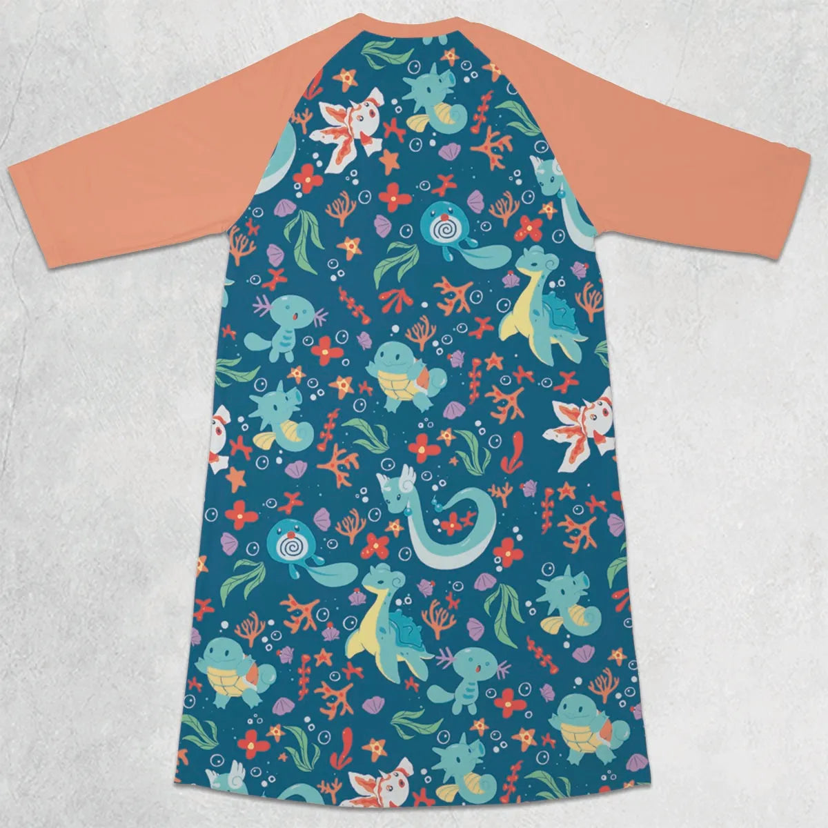 3/4 Sleeve Raglan Dress - B4LP6KUA