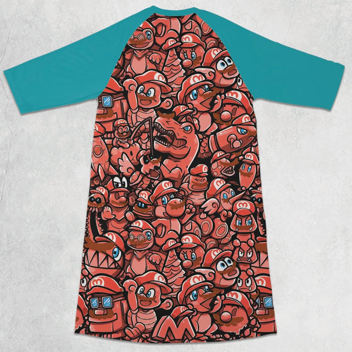 3/4 Sleeve Raglan Dress - BLDKA22G