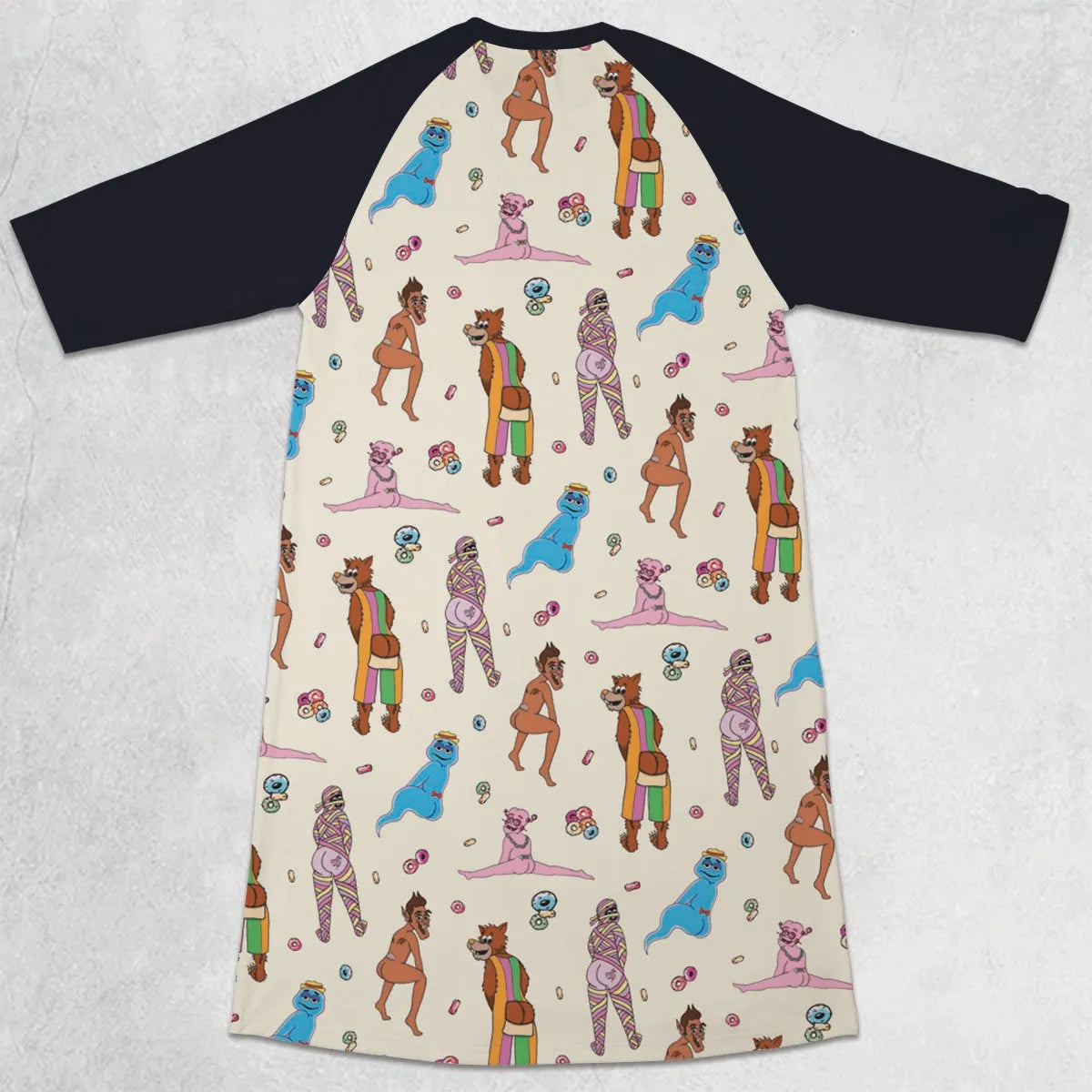 3/4 Sleeve Raglan Dress - 4SUZUK7L