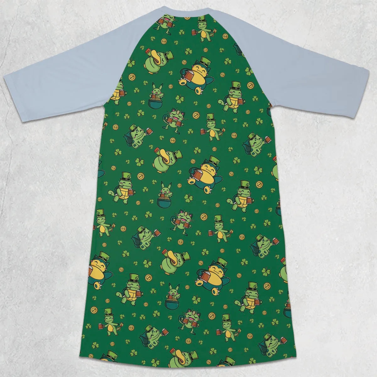3/4 Sleeve Raglan Dress - THTELKB4