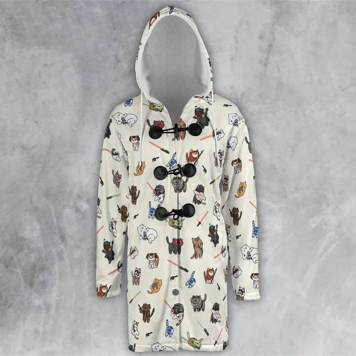 Hooded Cloak Coat - 5VEW2DQY