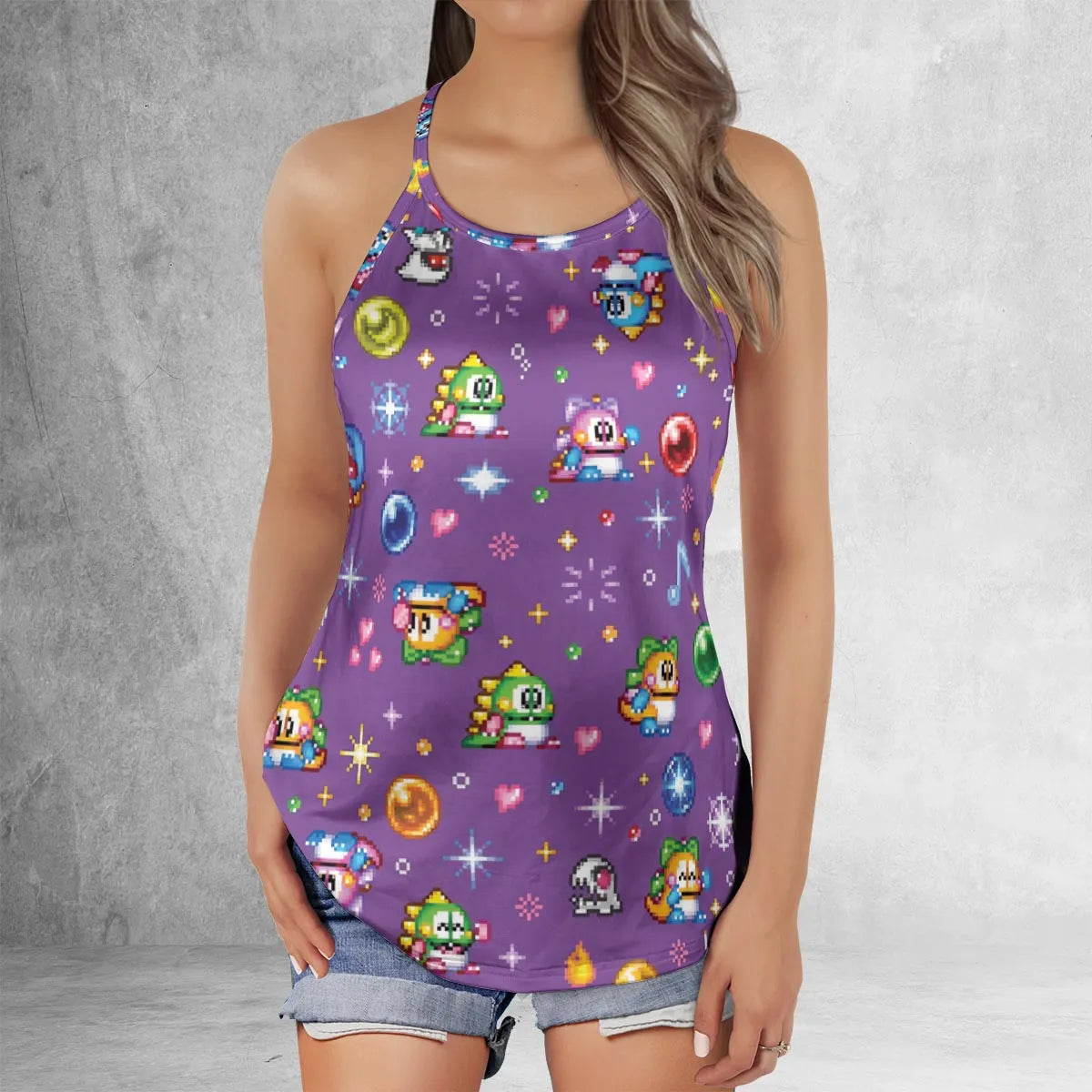 Criss Cross Tank Top - T4MKQ5TS